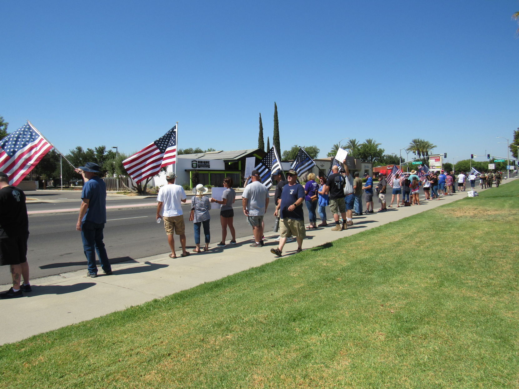 Back the Blue Rally